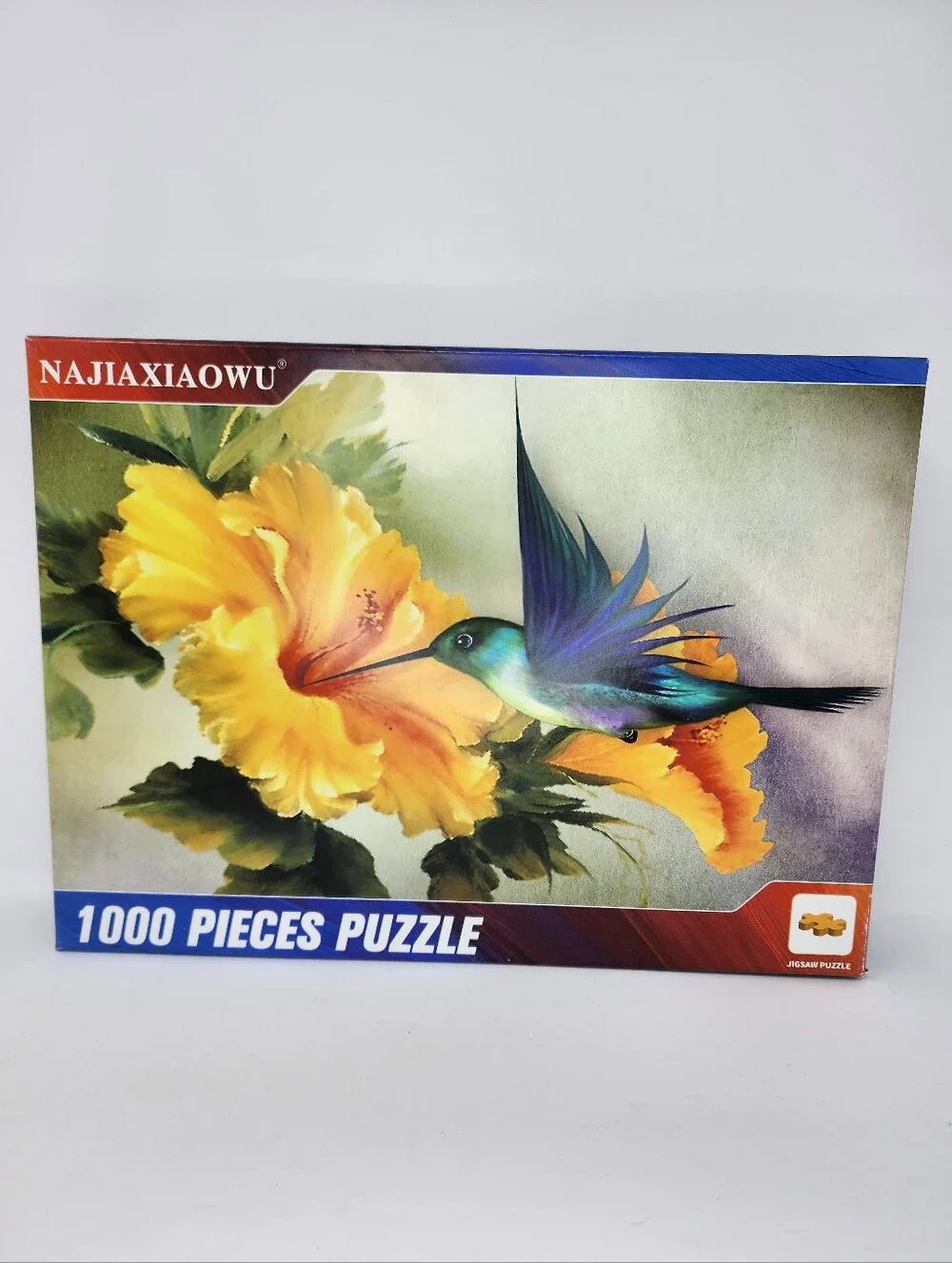 NAJIAXIAOWU Hummingbird 1000-Piece Wooden Jigsaw Puzzle